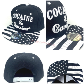 Cocaine & Caviar vlajka kšiltovka