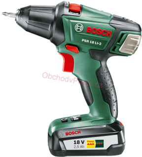 Bosch PSR 18 LI-2 +(1 aku, 2,5 Ah)