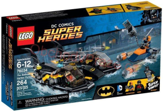 Lego Super Heroes 76034 Honička v přístavu s Batmanovým vznášedlem