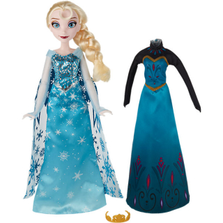 Hasbro Disney Frozen Ledové království panenka s náhradními šaty Elsa