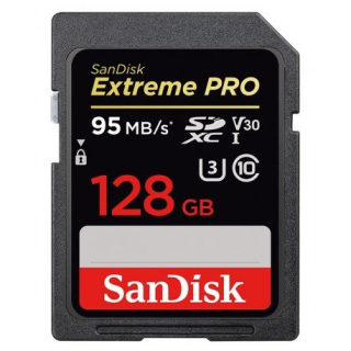 SanDisk SDXC Extreme Pro 128GB UHS-I U3 V30 SDSDXXG-128G-GN4IN