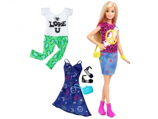 Mattel Barbie DTD96 MODELKA S OBLEČKY A DOPLŇKY