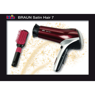 Klein Theo 5867 Braun Satin Hair 7 s hřebenem